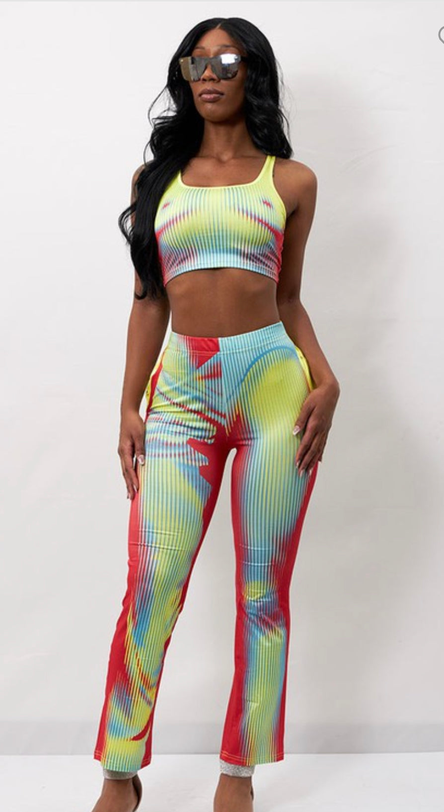 Graphic Tank and Pants set