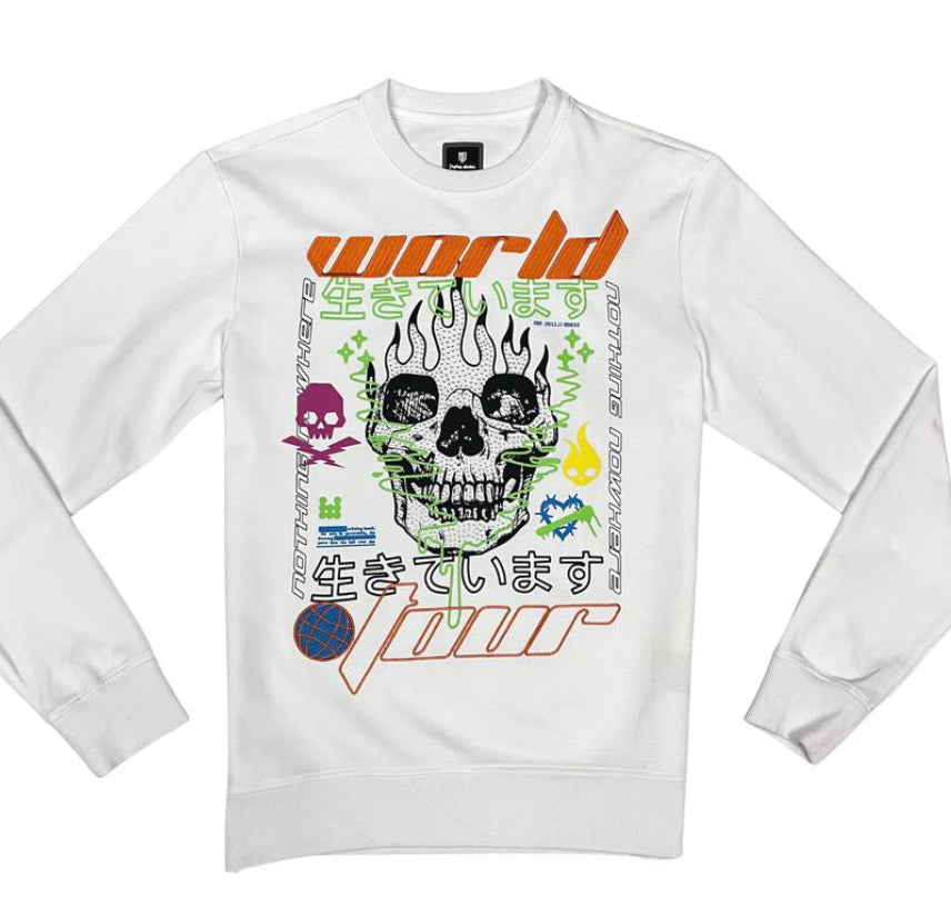 WORLD TOUR CREW NECK (MT41 WHITE)