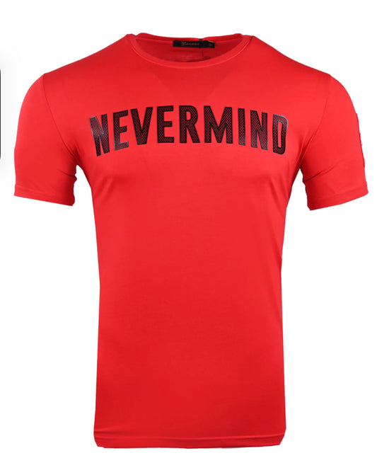 TR Premium Short sleeve men's "NEVERMIND" T-shirt TRT-078