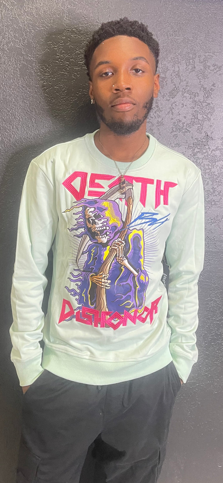 DEATH B4 DISHONOR CREWNECK LONG SLEEVE