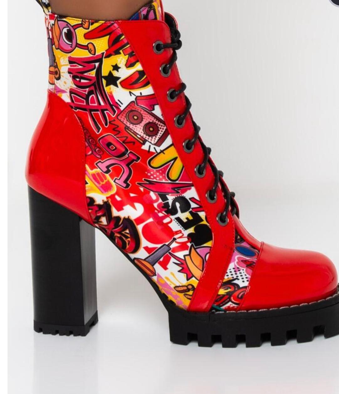 Azela Wang Graffiti Boot Above N Beyond 